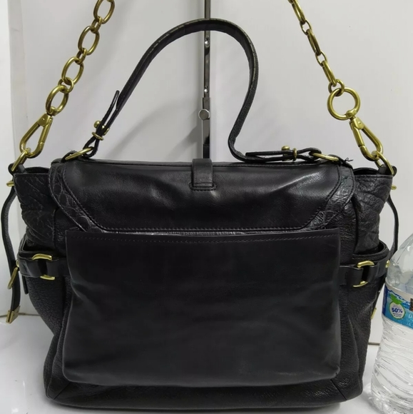 - Coach Pinnacle Black Leather Eva Shoulder Handbag - Picture 2 of 13